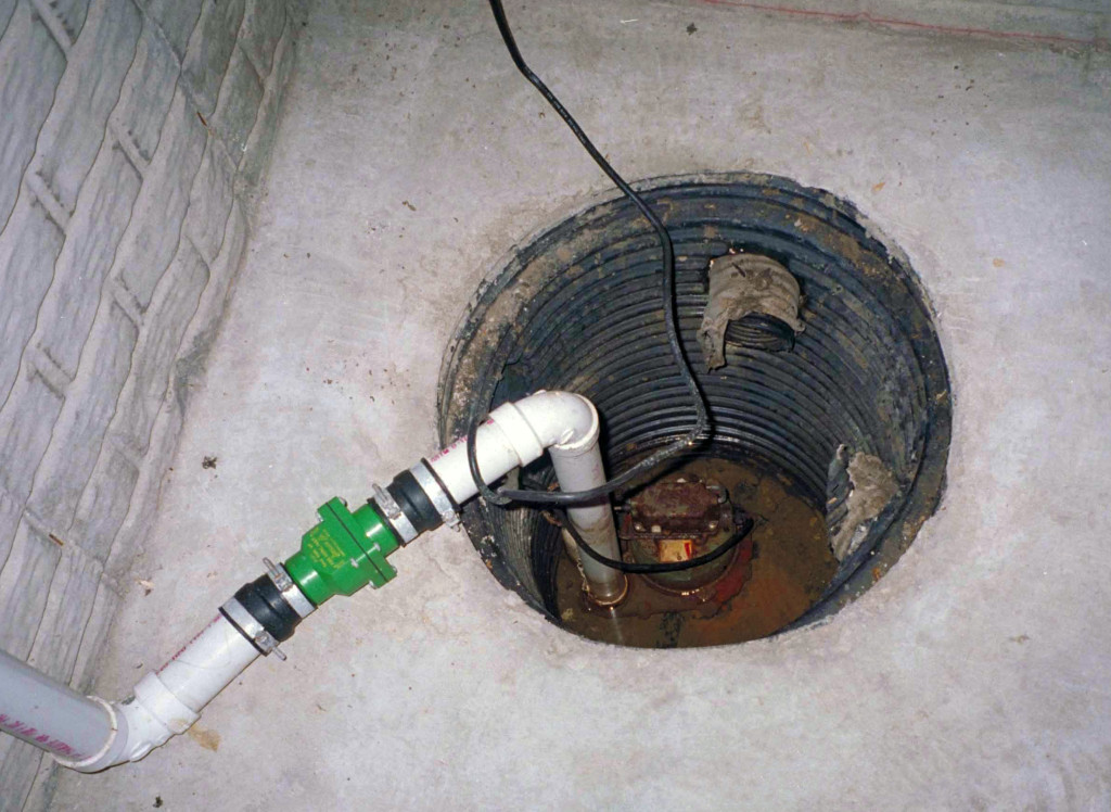 A sump pump is necessary for keeping basements dry. 