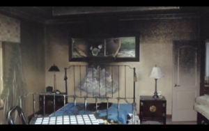 SEE THIS BEDROOM BEFORE AND AFTER A HOUSE FIRE