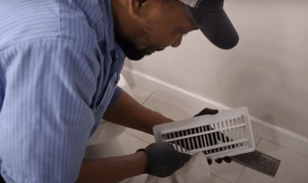 Watch Intek's duct cleaning process